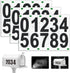 Reflective Mailbox Numbers Sticker, 3 Sets Large 0-9 Self Adhesive Vinyl Waterproof Number Sticker for Outside, Signs, Windows, Doors, Cars, Truck...