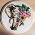 2Pcs Floral Elephant Stencil Reusable Self-Adhesive Silk Screen Printing Animals Stencil Silkscreen Stencil Chalk Paste Stencil for Wood/T-shirt/W...