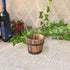 3 Pcs Rustic Wooden Bucket Flower Planter Patio Garden Backyard Planter Outdoor Indoor Home Decor...