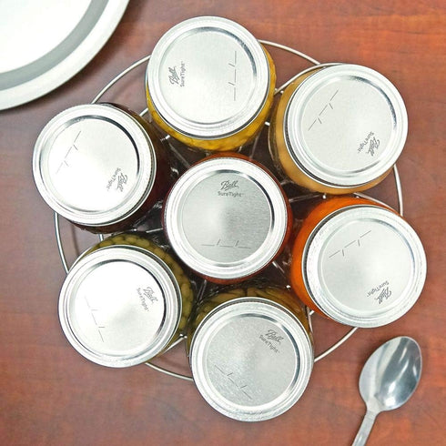 Southern Homewares Canning Rack for Pressure Cooker – Reversible Stacking System for Mason Jars & Food Storage, 2-Pack...