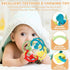 Orzbow Rattle & Sensory Teething Toys for Baby, Montessori Teethers Toys for Babies 3-12 Months, Infant Teething Relief Chew Toys, Stimulating Lit...
