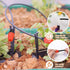 80 Pcs 1/4 Inch Drip Emitter Irrigation Drippers Misting Nozzles Adjustable Micro Spray Irrigation Emitters for Garden Agricultural Irrigation Pat...