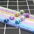 140 PCS Glitter Origami Stars Paper Folding Paper Lucky Star Strips with Stars Printing for DIY Paper Crafts...