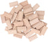50Pcs Wood Stopper Beech Insertion Dowel Block for Woodworking Furniture Splicing Tool(6x20x40MM)...