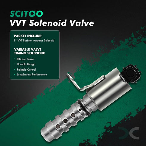 SCITOO 918-116 VVT Control Actuator Solenoid 2009-2013 for Nissan Cube 2013-2014 for Nissan NV200 2007-2012 for Nissan Sentra...