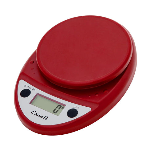 Escali Primo Digital Food Scale Multi-Functional Kitchen Scale and Baking Scale for Precise Weight Measuring and Portion Control, 8.5 x 6 x 1.5 in...