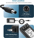 19V AC DC Charger Power Cord Compatible for Eufy RoboVac 11S 12 15C 25C 30C 35C, Pure Clean PUCRC 15 25 26B 90, Coredy Robotic R580 R650 R750 G800...