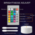 Acrylic Dry Erase Board with Light, Message Board DIY Acrylic Lamp, Led Note Board Remote Control/16 Colors Change/2Powers Mode Night Light Board,...