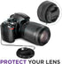 Altura Photo 58mm Lens Cap - 2 Pack Canon Lens Cap Cover for EOS Rebel T8i, T7, T7i, T6, T6i, T5, T5i, T3, SL3, 90D, 80D, T100 with Canon EF-S 18-...