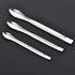 uxcell Micro Scoop Stainless Steel Reagent Sampling Lab Spoon Spatulas for Laboratory 3in1 9Pcs...