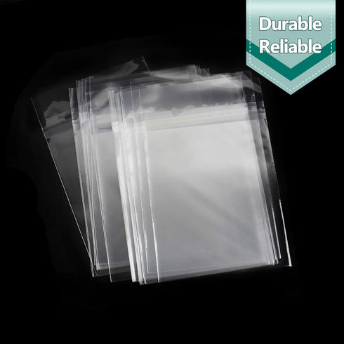 Golden State Art, Pack of 100, 5 1/4 X 7 1/8 inches Crystal Storage Bags - Acid-Free Clear Sleeves Fit for 5x7 Photo Framing Mats Gifts (NS1)...
