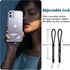 ZWZY Cell Phone Lanyard Strap Holder for Around The Hand with Wrist Tether Tab for Most Full Coverage Phones Case......