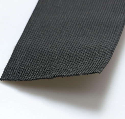 3-inch Black Knit ELASTIC Spool Wide Heavy Stretchy Band for Skirts Waistband DIY Sewing Project, 5 Yards Full Roll...
