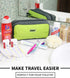 GOX Travel Toiletry Bag Dopp Kit Case Small Zippered Bag Ditty Bag Bathroom Pouch for Women(Green)...