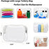 4 Packs Toothbrush Travel Case, Portable Travel Toothbrush Holder with Large Toiletry Bag for Travel, Business Trip, Camping, Home...