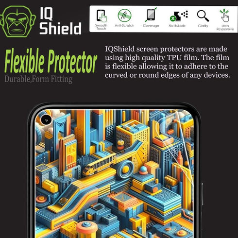 IQShield Screen Protector Compatible with Google Pixel 5 (6 inch)(2-Pack)(Case Friendly) Anti-Bubble Clear TPU Film...