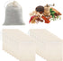 Spice Bags for Cooking, 30PCS Natural Unbleached Cotton Drawstring Cheese Cloth Bags, Sachets Bags, Strainer Tea Filter Bags, Herbs Bags for Home ...