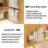 MORNITE Bathroom Medicine Cabinet Organizer Set, Small Shelves Holder Compartments for Lipstick, Facial Mask, 2 Pcs Trays for Cabinet Wall, Vanity...