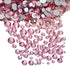 AD Beads 1440 Pieces Mixed Size No Hotfix Glue on Quality Glass Flatback Rhinestones Round Crystal Gems (22 Lt. Rose)...