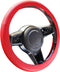 Universal Soft Silicone Steering Wheel Cover,Anti-Slip Steering Cover,Breathable Great Grip Cover for Steering Wheel,13“-15” Steering Wheel Protec...