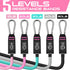 Resistance Bands for Working Out, 150LBS Exercise Bands, Workout Bands, Resistance Bands Set with Handles for Men Women, Legs Ankle Straps for Mus...
