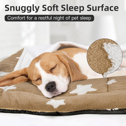 Mora Pets Cat Bed for Indoor Cats Washable Dog Crate Pad Dog Bed Mat for Small Dogs Pet Kennel Pad for 22 inch Cage Soft Flat Puppy Mattress Kitte...