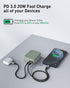 Power Bank, 2in1 Hybrid Charger-5000mAh 20W Portable Charger with 45W GaN Charger-USB C Dual Ports for MacBook, Dell, Samsung, iPhone, iPad, Switc...