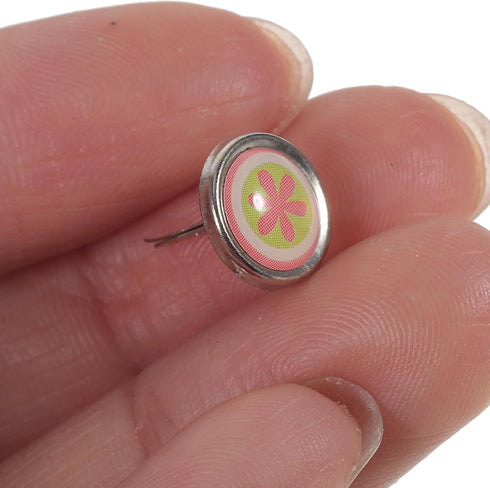 Amosfun 100pcs Mini Brads Metal Scrapbooking brads Paper Fasteners for DIY Crafts 9mm...