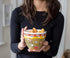 Toynk Sunken Noodles Japanese Ceramic Dish Set | 16-Ounce Ramen Bowl and Chopsticks Set...