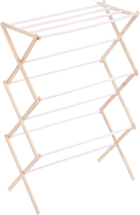 Honey-Can-Do Wooden Laundry Drying Rack...