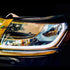LEADTOPS Show Glow 2X 23inch Dual Color White-Amber Switchback Headlight LED Tube Strip Light DRL Daytime Running Light & Turn Signal Lamp for Car...