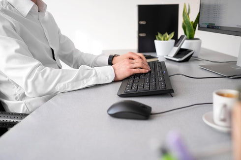 Cherry Corded Mouse. Simple Durable and Reliable Office Mouse. 3-Button with Scroll Wheel. USB Plug N Play. MC 1000...