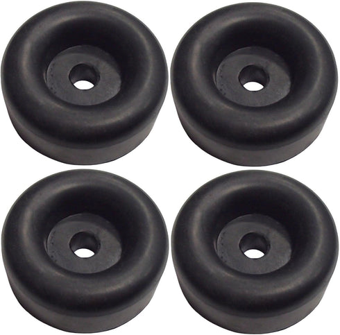 (4 Pack) 2.5" Trailer Ramp Door Bumper, Compatible with Truck Cargo Hatch - Round Rubber Bump Stops...