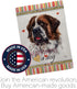 Breeze Decor St. Bernard Dog Happiness Garden Flag Puppy Spoiled Paw Canine Fur Pet Nature Farm Animal Creature House Decoration Banner Small Yard...