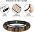 Sun with Moon Elastic Steering Wheel Cover for Women Men, Universal 15 Inch Anti Slip Auto Car Wrap Cover...