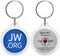 Round Jw.org No Blood Double Sided Key Chain-20 Pieces Pack...