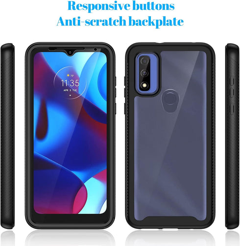 seacosmo Designed for Moto G Play 2023/Moto G Power 2022/Moto G Pure Case, Full Body Shockproof Cover?with Built-in Screen Protector Slim Lightwei...