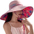 HUAMULAN Women Summer Sun Hat Wide Brim Wired Edge Floral Beach Bucket Hats Reversible Foldable Travel UV Protection Lady Hat...