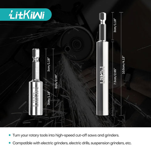 5PCS Rotary Drill Saw Blades,with 2PCS 1/4"Hex Shank,HSS Saw Disc Wheel Cutting Blades for Drills Rotary Tools...