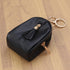 Coin Pouch Leather Wallet with Keychain Ring, Tassel Coin Purse Change Holder Womens Small Coin Purse with Keychain Change Purse, Black, (5Y0E24B1...