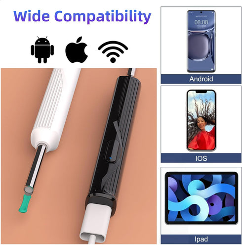 Ear Wax Removal - Earwax Remover Tool with 10 Pcs Ear Set - Ear Cleaner with Camera 1269P - Earwax Removal Kit with Light - Ear Cleaning Kit for i...