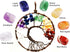 Urdeoms Tree of Life Dream Catchers for Bedroom Adult Brown Boho Dream Catcher Wall Decor for Girls Chakra Crystal Healing Stones Hanging Ornament...