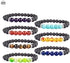 YISSION 7 Chakra Bracelets for Women Men, Essential Oil Beaded Bracelets, Lava Rock Natural Stone Yoga Bracelet Stretch Bracelet Set...