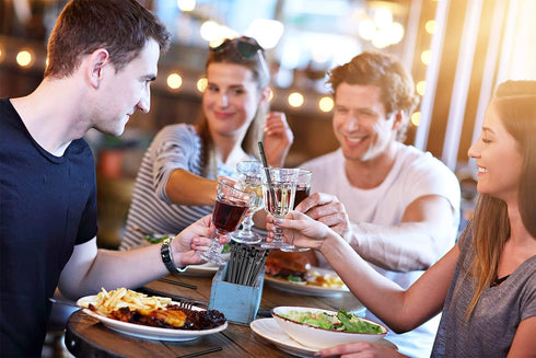 DAKOUFISH 10 Inch Long Black Reusable Plastic Replacement Drinking Straws for 16 oz & 24 oz Mason Jar,Tumblers, Set of 12 with Cleaning Brush (10i...