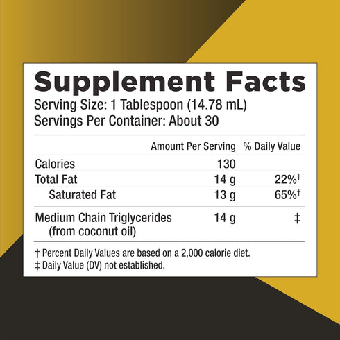 Keto Science Ketogenic MCT Oil Dietary Supplement, Made from 100% Coconuts, Sustained Natural Energy, Helps Burn Fat and Weight Loss, Unflavoured,...