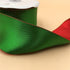 Wired Satin Ribbon Reversible Red Green Ribbon for Christmas Decoration,Wreath Bow,Floral Craft,2-1/2 Inch X 10 Meters...