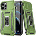 MERRO for iPhone 12 Case/iPhone 12 Pro Case with Screen Protector,Sliding Camera Cover,Military-Grade Cover with Magnetic Stand Phone Case 6.1" Ol...