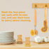 Bamboo Dish Brushes Sets 4 Tools in One Kitchen Clean Dish Scrubber for Pots Pans Bottles with Natural Bristles (Bamboo Brushes Sets)...