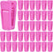 40 Pcs Plastic Baby Hanger Clips Slim-line Finger Clips Set for Clothes Hanger Velvet Hanger (Pink)...