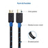 Cable Matters Braided USB C to Micro USB Cable 6.6 ft (Micro USB to USB-C Cable, USB Type C to Micro USB Cable) Black......